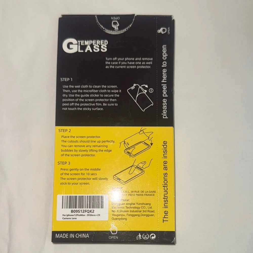 Samsung Galaxy A25/6/34/5G Tempered Glass Screen Protector - Black